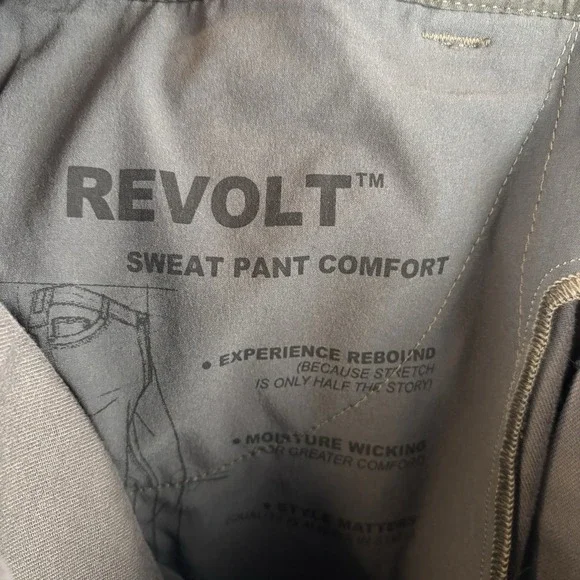Kuhl Revolt Pants Mens 36x32 Charcoal Gray Stretch Hiking Outdoor Casual 5189 - Picture 9 of 11